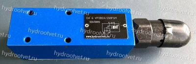 DA6VP2A5X/100FSM - Разгрузочный предохранительный клапан Ду6 с давлением настройки до 100 бар, подключение насоса в канал P