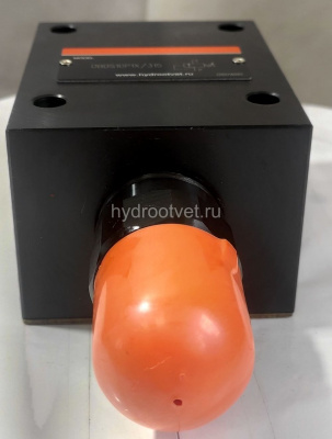 DBDS10P1X/25 - Предохранительный клапан прямого управления Ду10, давление регулировки до 25 бар, тип монтажа - на плиту, элемент регулировки S = винт